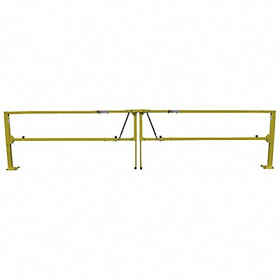 Dock Gate Manual 276 W Concrete Yellow