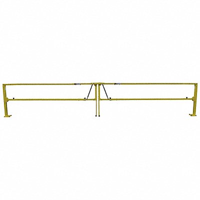 Dock Gate Manual 324 W Concrete Yellow