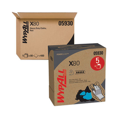 WIPES,WYPALL X80 RD