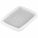 Disp Container Lid White Plastic PK1000