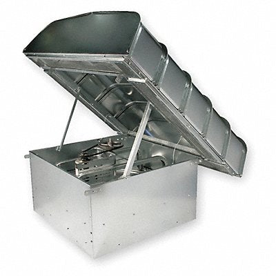 Steel 50 Dia 39 H Roof Fan w.Motor