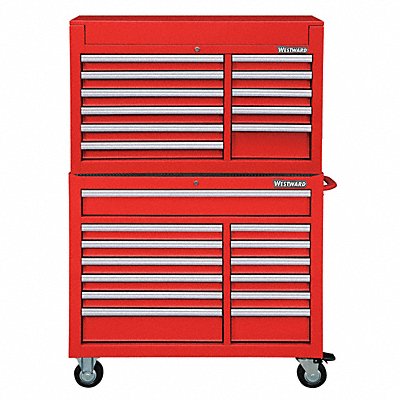 Red Heavy Duty Tool Chest/Cabinet Combo