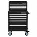 Blk Light Duty Tool Chest/Cabinet Combo