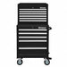 Blk Light Duty Tool Chest/Cabinet Combo