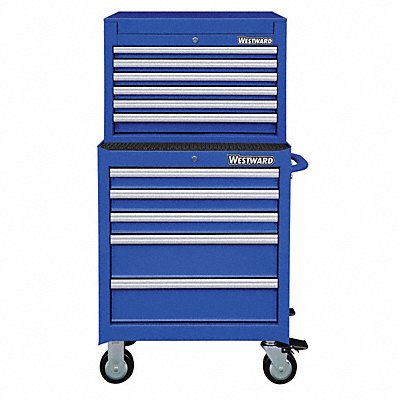 Blue Light Duty Tool Chest/Cabinet Combo