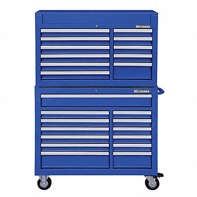 Blue Heavy Duty Tool Chest/Cabinet Combo