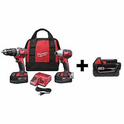 Cordless Combo Kit 18.V W/Add Bat