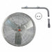 Hgh Temp Indstrl Fan 30 Blde Dia 1Spd