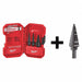 Step Drill Bit Set 4 pcs.