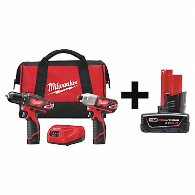 Cordless Combo Kit 12.0 V 2 Tools 2 Batt