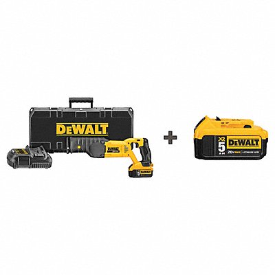 Cordless Recip Saw Kit 3000 SPM 20VDC