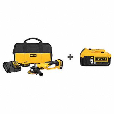 Cordless Angle Grinder Kit 20.0 V 4-1/2 