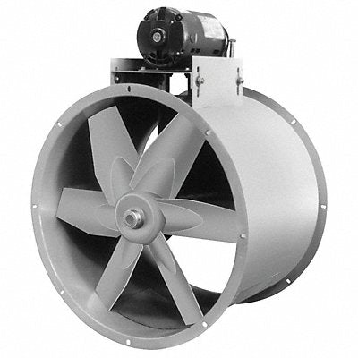 Steel 33.6 Dia 24 L 46.6 H Tubeaxial Fan