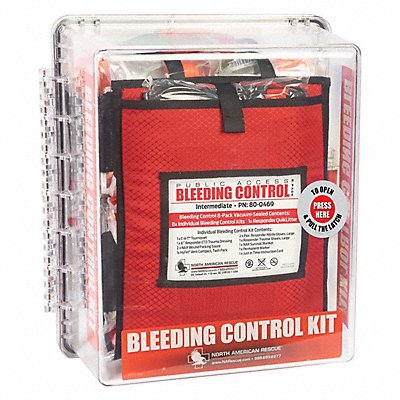 Bleeding Control Station Kit Clear/Red