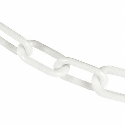 E1223 Plastic Chain 3 In x 100 ft White