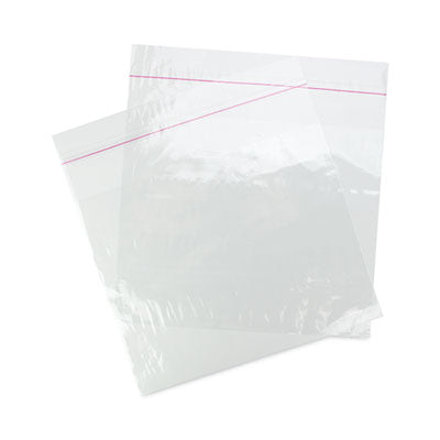 BAG,PLAS,RCLS,3"TP,CLR,1M