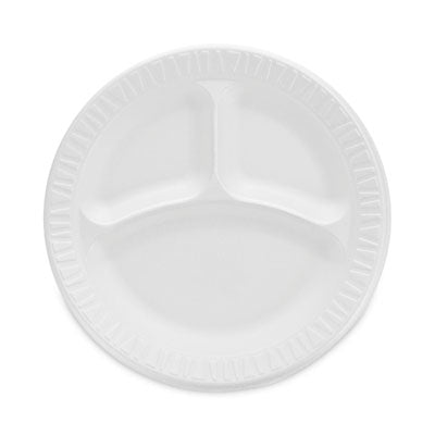 PLATE,9"CMPRTMNT,4PK/C,WH