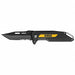 Folding Knife 3 1/4 in L Blade Black