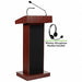 Orator Lectern with Wireless Headset Mic