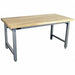 Workstation Solid Maple Lt Gray