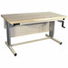 Workstation Ergo Solid Maple Lt Beige