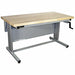 Workstation Ergo Solid Maple Lt Gray