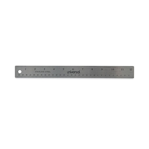 RULER,12",STST,CRK BCKNG