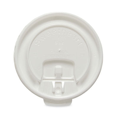 LID,LCK TAB,8OZ,100/PK,WH