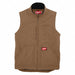 Heavy Duty Sherpa-Lined Vest Brown L