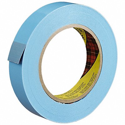 Filament Tape 0.5 in 180 ft L Blue PK72