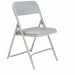 Folding Chair Plastic Gray PK4