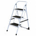 Step Stool White Load Capacity 225 lb