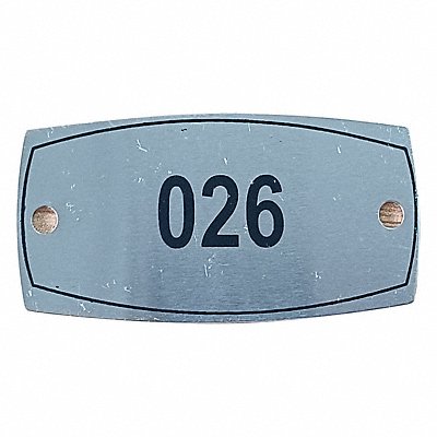 Locker Number Plates