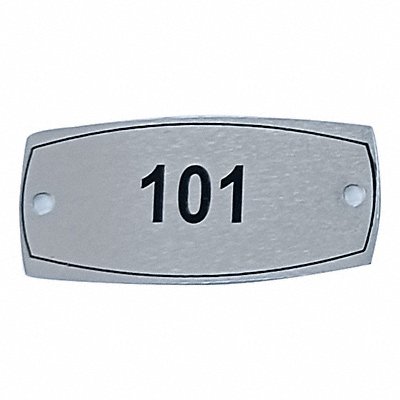 Locker Number Plates