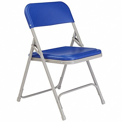 Folding Chair Plastic Blue PK4