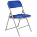 Folding Chair Plastic Blue PK4