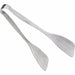 Flat Tongs 9 1/4 in L SS Silver