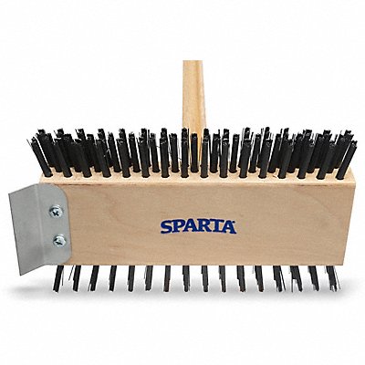 Grill Brush/Scraper 30.5 L Wood Handle