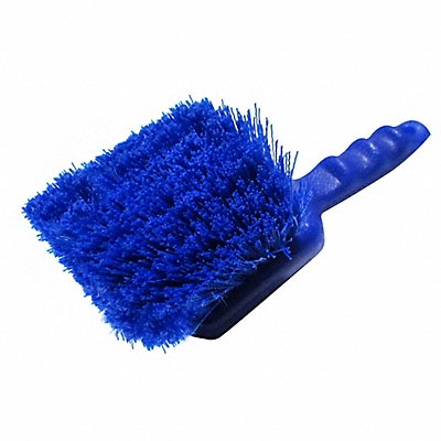 Scrub Brush Straight Poly 8-1/2 Blue