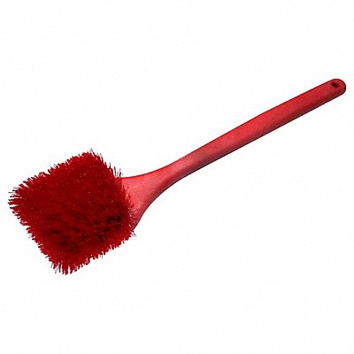 Scrub Brush Straight Poly 20 Red