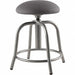 Charcoal Fabric/Grey Frame Stool