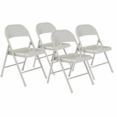 Grey Steel folding chairs PK4