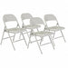 Grey Steel folding chairs PK4