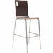 Bar Height Plywood Stool Espresso