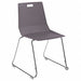 Luvra Charcoal plastic stack chair