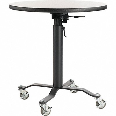 Round Adjustable Table Grey 36 