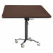 Square Adjustable Table Mahogany 36 