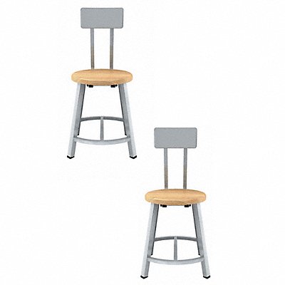 Butcherblock Stool Back 18 PK2