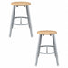 Butcherblock Stool 18-26 PK2