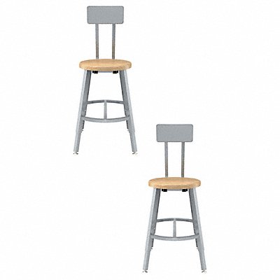 Butcherblock Stool Back 18-26 PK2